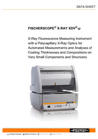 Helmut Fischer-Fischerscope-xrf-x-ray-XDV-µ-Polycapillary-Automated Measurements and Analyses-TDS_2