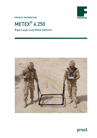 Détecteur de métaux portable - METEX 4.250 - Foerster Instruments
